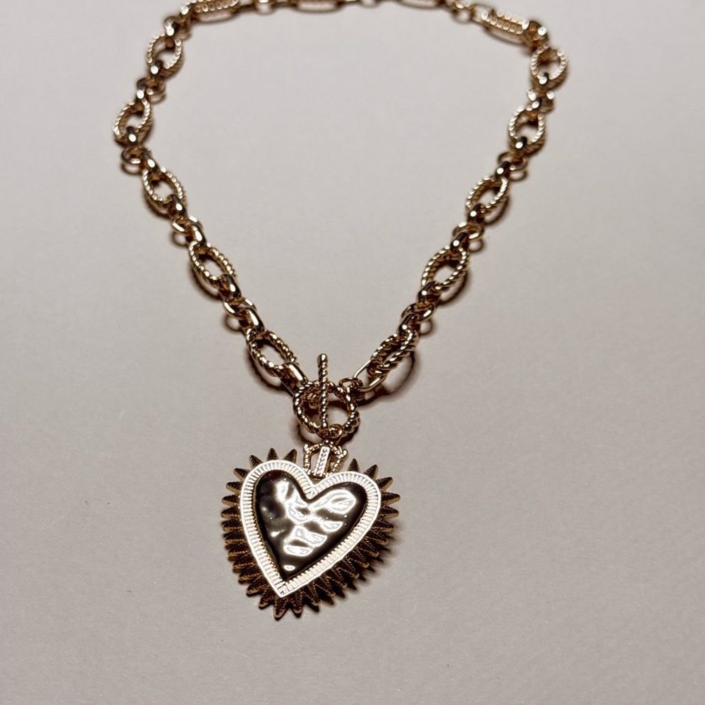 Heart Pendant Necklace S987 - Picture 3 of 3